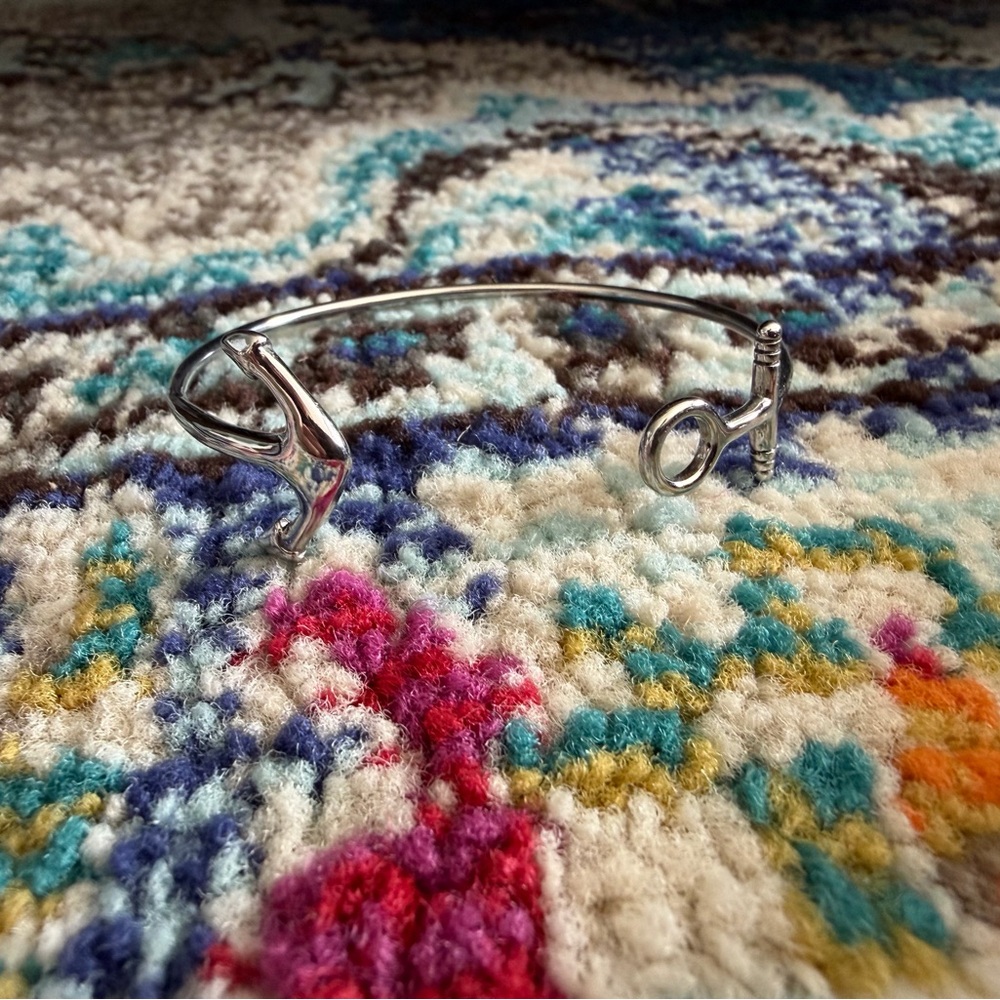 Lemon & Line Silver Nautical ankle bangle